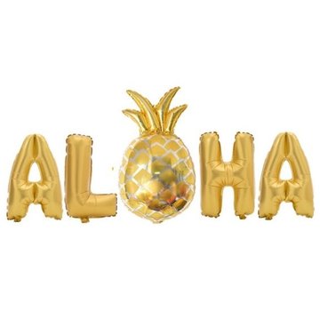 Joni's Winkel Ballonnen set ALOHA Ananas 5 delig