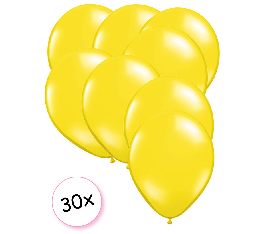 Ballonnen Geel 30 stuks 27 cm