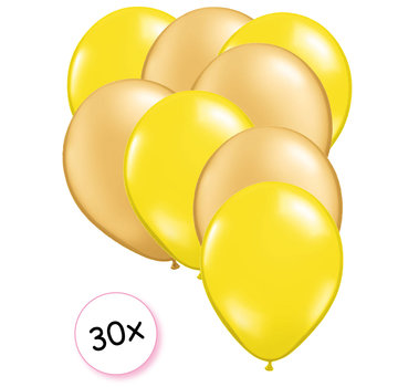 Joni's Winkel Ballonnen Geel & Goud 30 stuks 27 cm