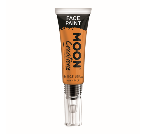 Moon Creations Moon-Creations Body & Face paint met kwast Oranje