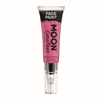 Moon Creations Moon-Creations Body & Face paint met kwast Roze