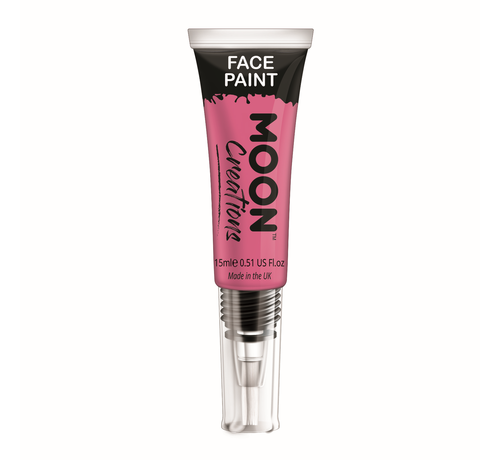 Moon Creations Moon-Creations Body & Face paint met kwast Roze