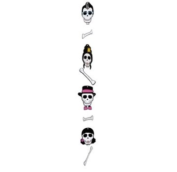 Boland Hangdecoratie Skull Party 120 cm