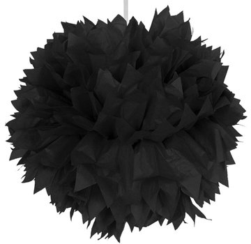 Folat Pompom Zwart 30 cm