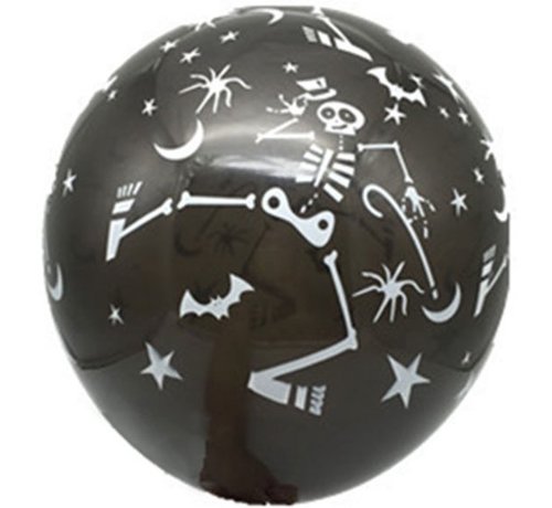 Joni's Winkel Ballonnen Halloween Zwart-wit/ Wit-zwart 30 cm 8 stuks