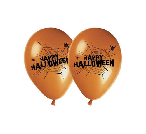 Amscan Ballonnen Happy halloween 30 cm 8 stuks