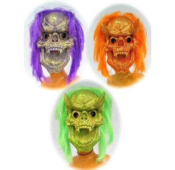 Satan masker glitter fluor