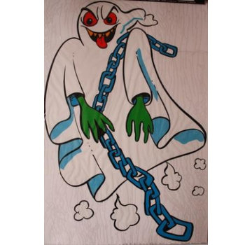 Raamsticker Spook 35x50 cm