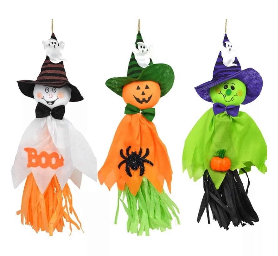 Hangende halloween griezels 3 stuks