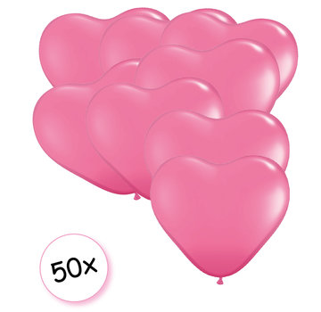 Joni's Winkel Ballonnen hartjes roze 50 stuks 26 cm