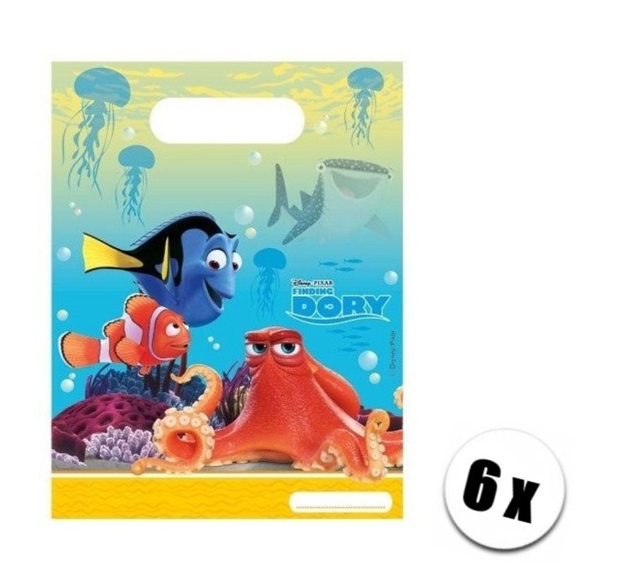 Feestzakjes Disney's Finding Dory 6 x 6 stuks