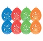 Ballonnen Monster party 8 stuks 30 cm