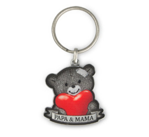 Miko Luxe sleutelhanger "Papa & Mama"