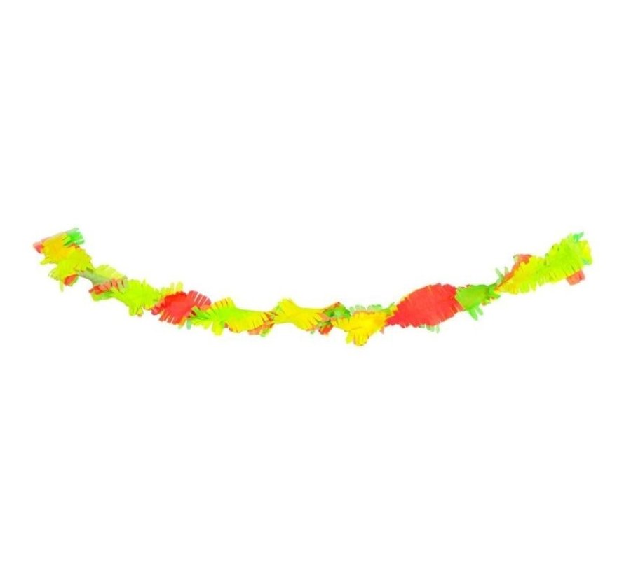 Crepe Guirlande NEON 6 meter