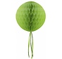 Honeycomb Decoratie bol Licht groen 30 cm met onderhanger