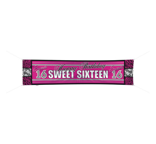 Folat Banner Sweet 16 180 x 40 cm