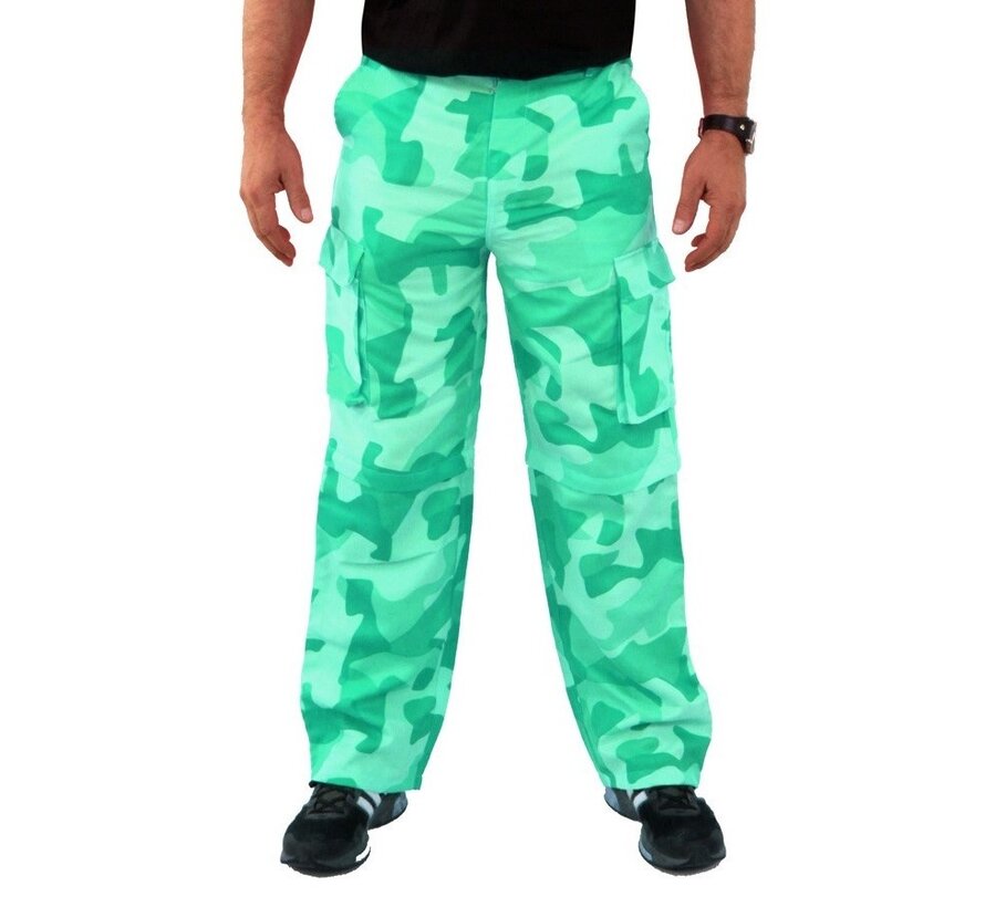 Fluor groene camo Broek - Neon green camo Pants