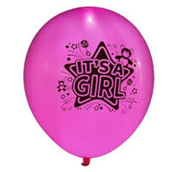 Illooms Illooms Roze It's a Girl Ballonnen