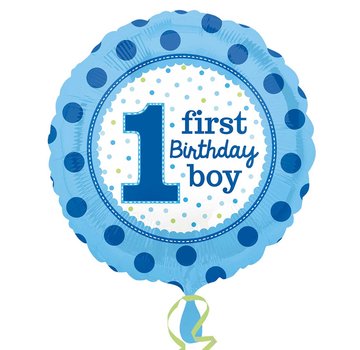 Anagram Folieballon First birthday boy 45 cm