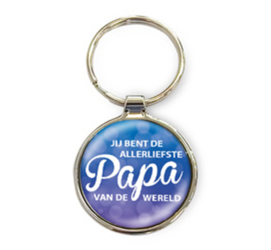 Luxe sleutelhanger "Papa"