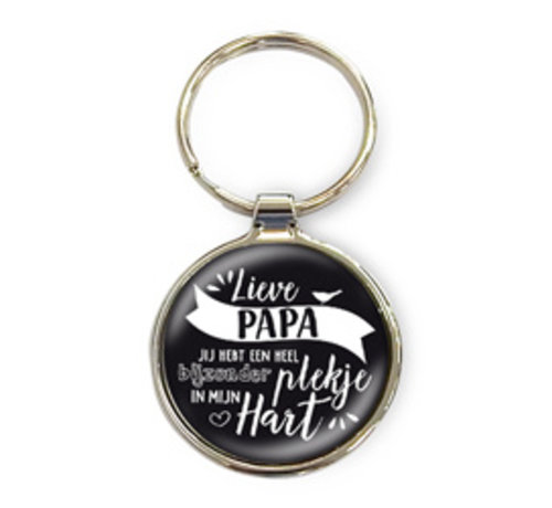 Miko Luxe sleutelhanger "Lieve Papa"