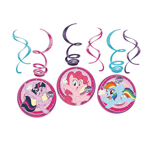 Amscan Swirls My Little Pony 6 stuks