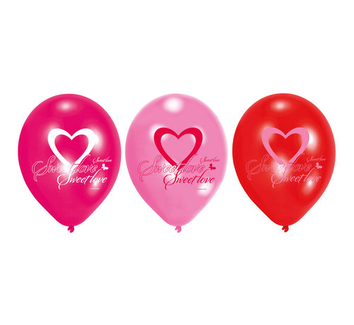 Amscan Ballonnen Lovely Moments 6 stuks 28 cm