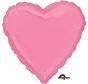 Standard Shape Folieballon Hart roze 43 x 43 cm