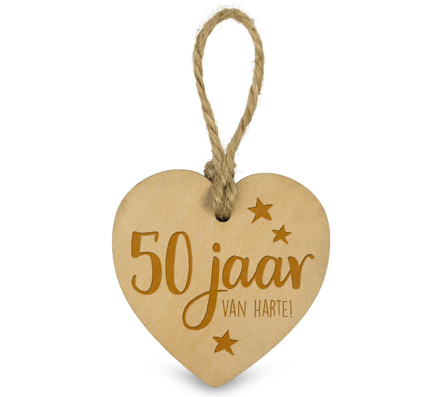 Houten Hartjes & Engeltjes "50 Jaar"