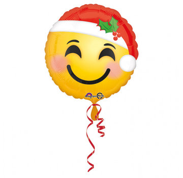 Anagram Standard Shape Folieballon Santa Hat Emoji 43 x 43 cm