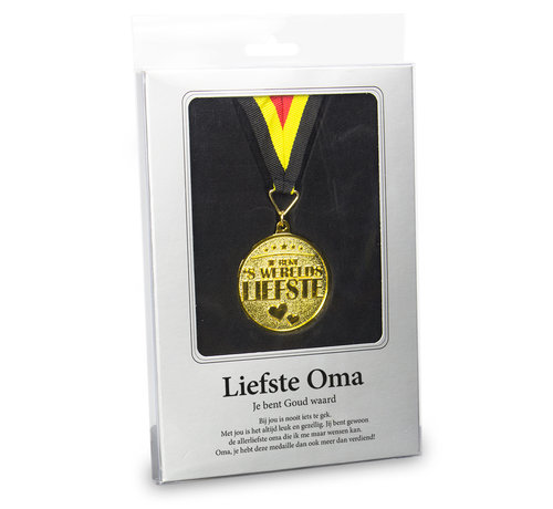 Miko Gouden Medaille 'Liefste Oma"