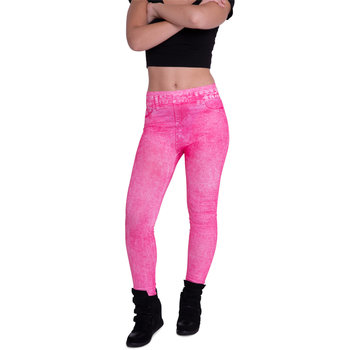 Boland Denim legging Neon Roze Maat M