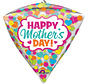 Diamondz Folieballon Happy Mother's Day 38 x 43 cm