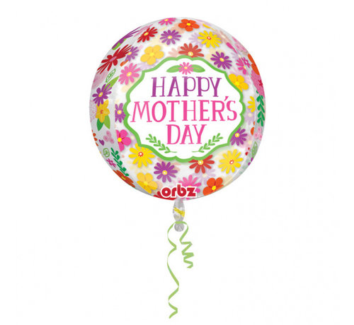 Anagram Orbz Folieballon Happy Mother's Day 38 x 40cm