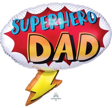 Anagram Super Shape Folieballon Superhero DAD 68 x 66 cm