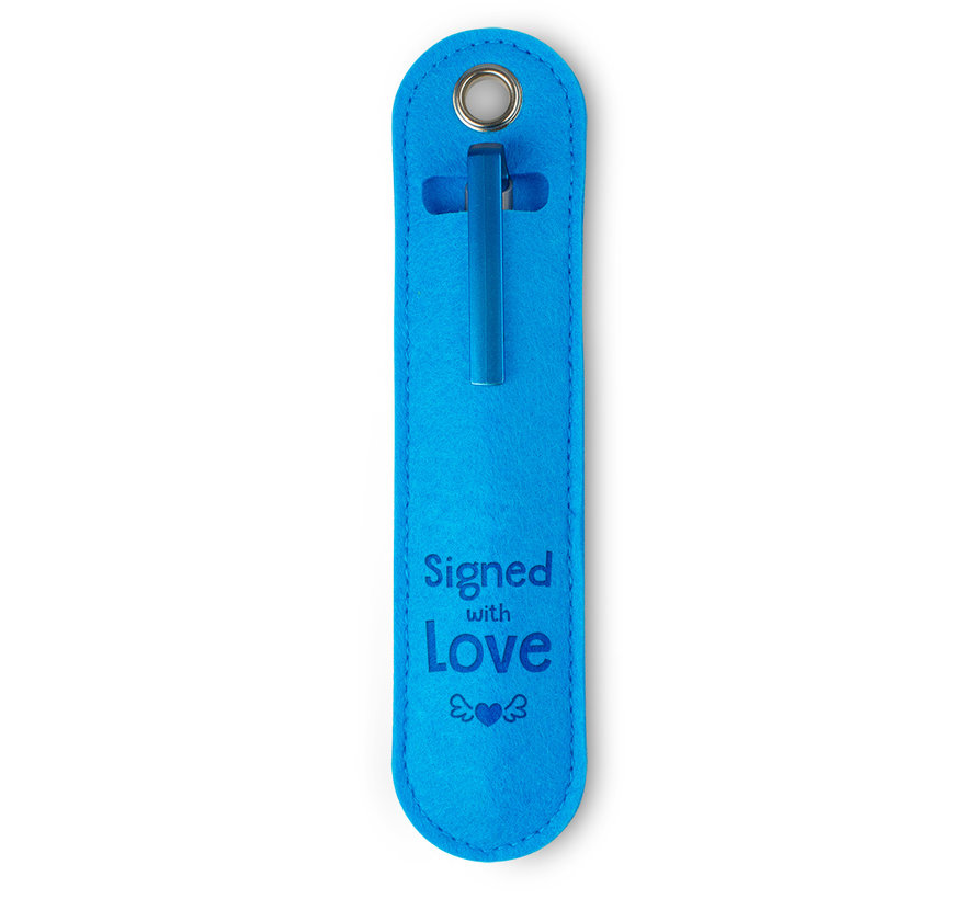 Pen etui "Signed with love"