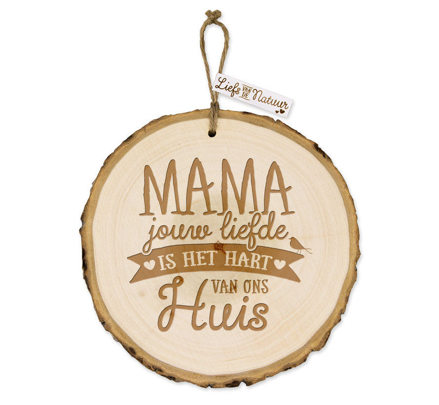 Boomschijf Hanger "Mama"