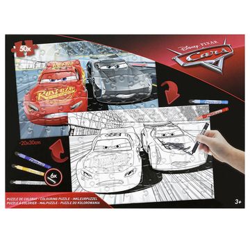 Disney Disney's Cars inkleur puzzel 50 stukjes