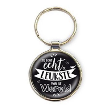 Miko Luxe sleutelhanger "De Leukste"