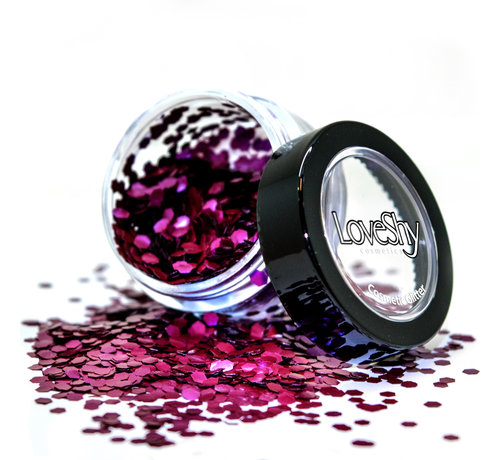 LoveShy LoveShy Bio Degradable Chunky Glitters "Berry Crush" 3 gr