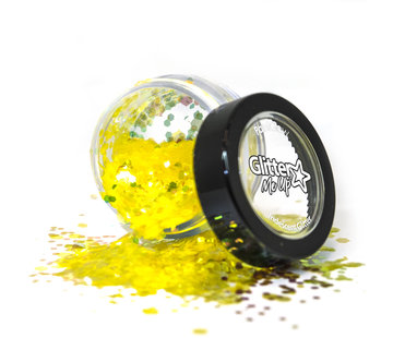 PaintGlow PaintGlow Fantasy Iridescent Chunky Loose Glitters "Golden Griffin" 3g