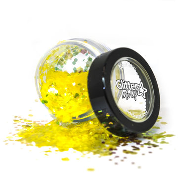 PaintGlow PaintGlow Fantasy Iridescent Chunky Loose Glitters "Golden Griffin" 3g