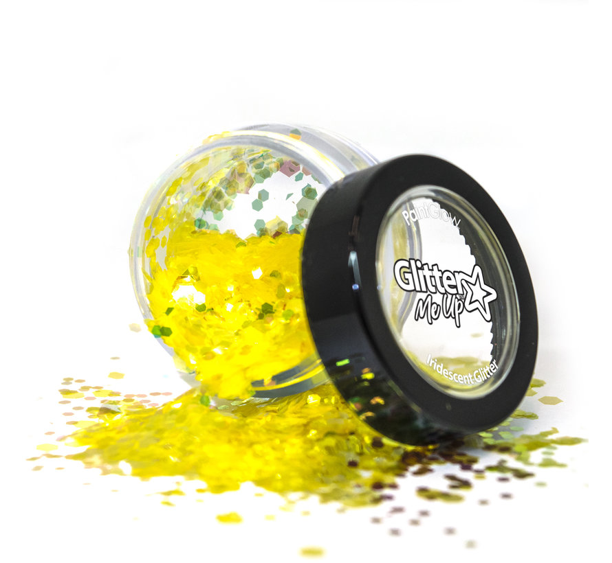 PaintGlow Fantasy Iridescent Chunky Loose Glitters "Golden Griffin" 3g