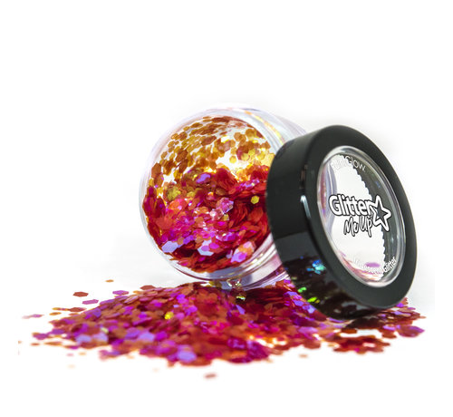 PaintGlow PaintGlow Fantasy Iridescent Chunky Loose Glitters "Dragon Heart" 3g