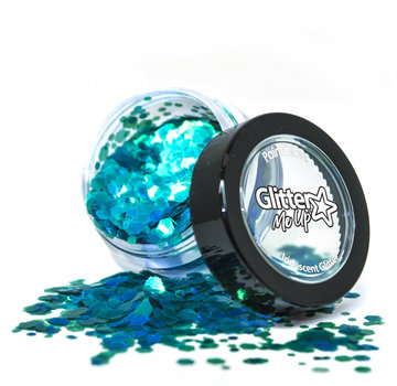 PaintGlow PaintGlow Fantasy Iridescent Chunky Loose Glitters "Leprechaun Luck" 3g