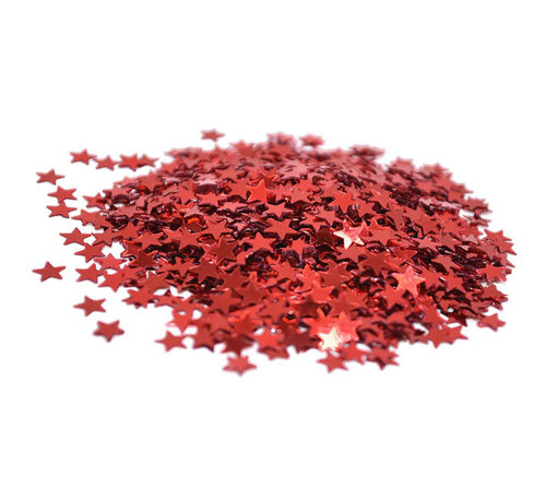 Joni's Winkel Confetti Sterren Rood 14 Gram