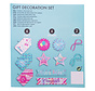 Labels cadeau decoratie set “Happy bday”