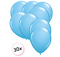 Ballonnen Licht blauw 30 stuks 27 cm