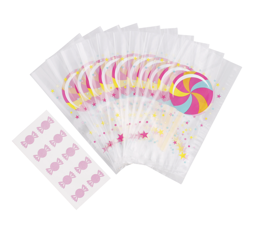 Snoepzakken Lollie 10 stuks