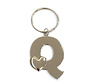Luxe sleutelhanger "Letter Q"